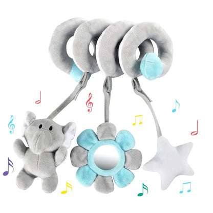 Sensory Baby Plush Rattle Toy