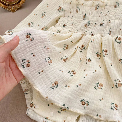 Baby Bodysuits Floral Girls