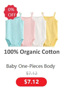 Baby Cotton Sleeveless Rompers