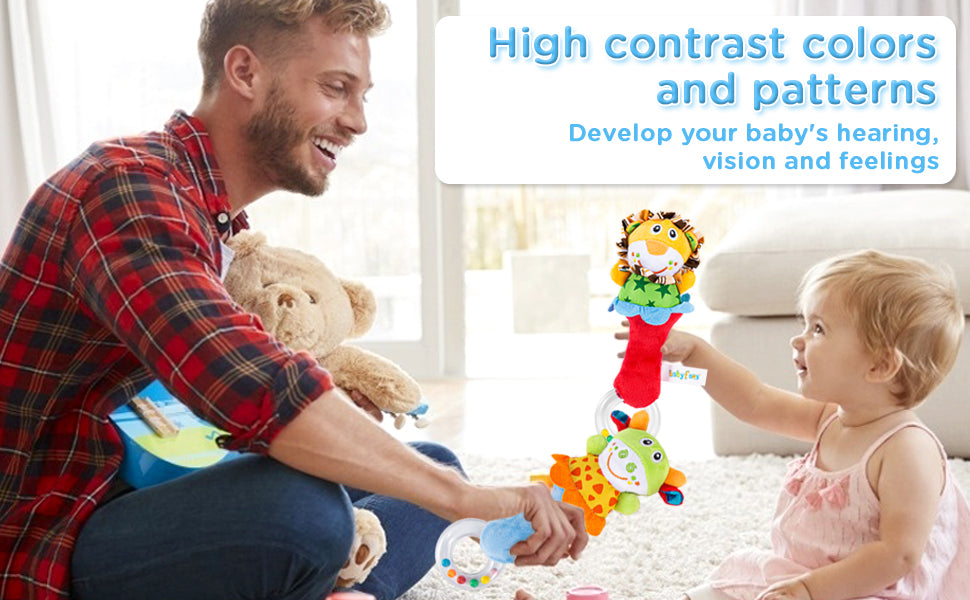 Fabric Ring Rattles Shaker