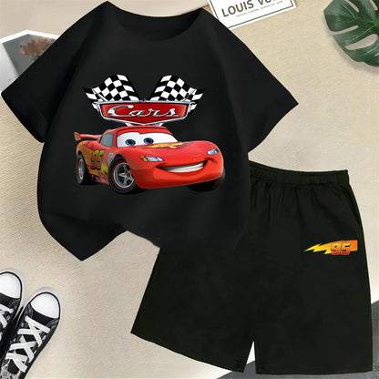 2025 Disney Cars Kids T-shirt Set
