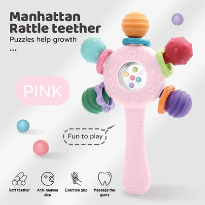 Silicone Baby Rattle Balls