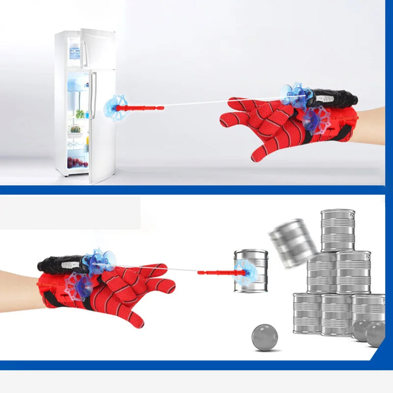 Superhero Launcher with Silk Glove Spiders Web
