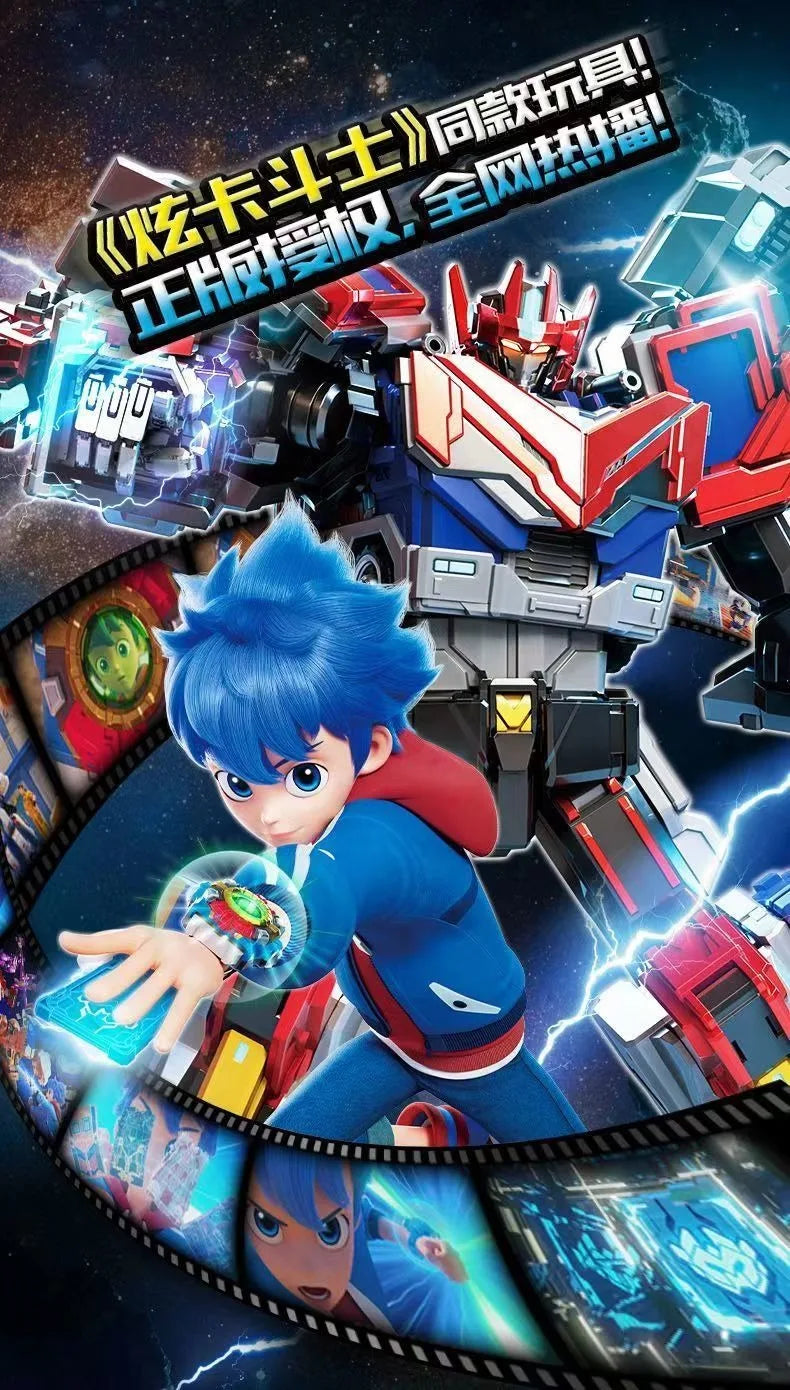 Metal Cardbot Transforming Mecha Robot