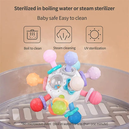 Silicone Baby Rattle Balls