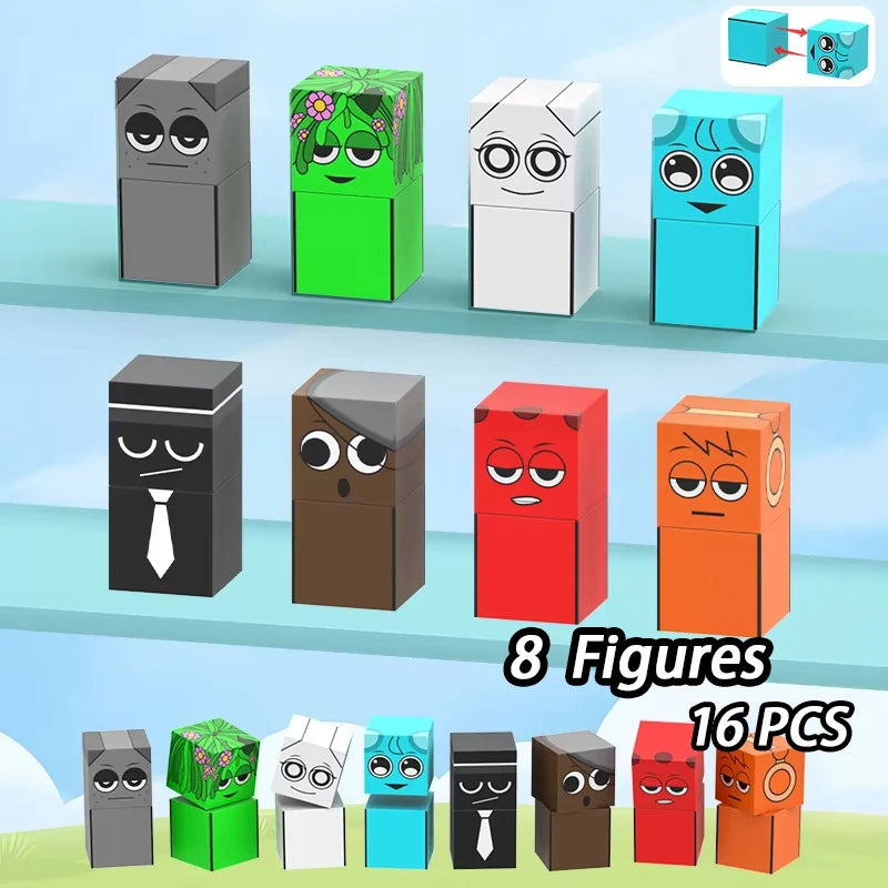 Magnetic Building Block Sprunki