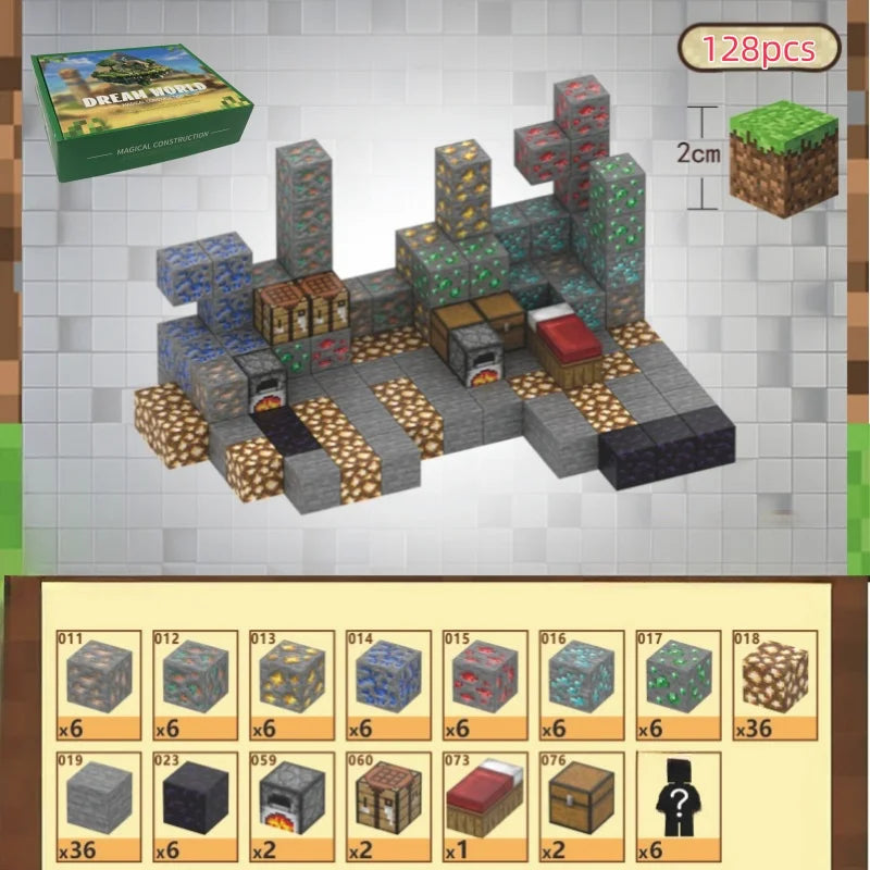 Magnetic World Building Blocks