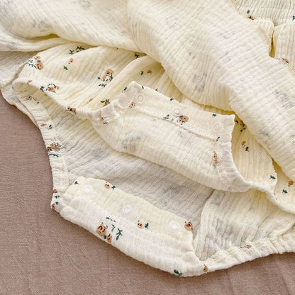 Baby Bodysuits Floral Girls