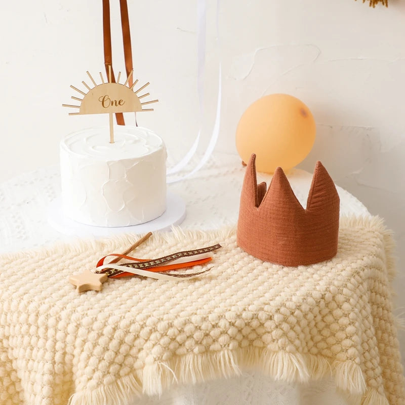 Baby Birthday Hat Set