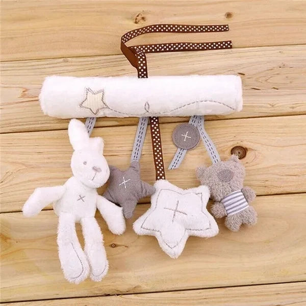 Sensory Baby Plush Rattle Toy