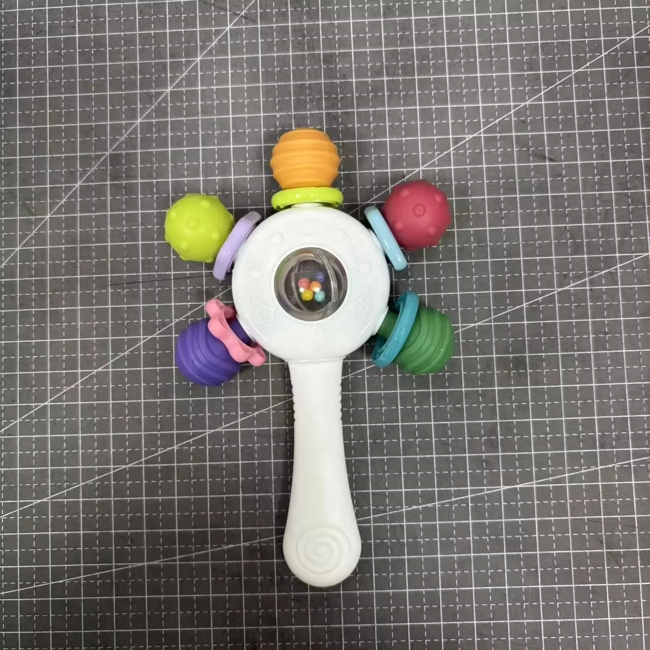 Sensory Baby Teether Rattle Hand Grip