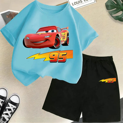 2025 Disney Cars Kids T-shirt Set