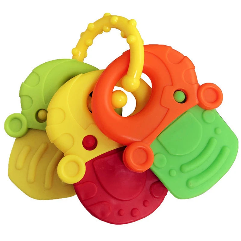 Sensory Baby Teether Rattle Hand Grip