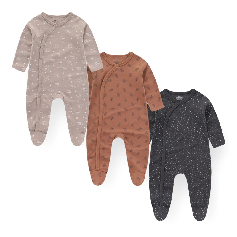 3PCS/Set Autumn Unisex Baby Rompers