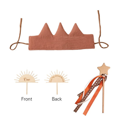 Baby Birthday Hat Set