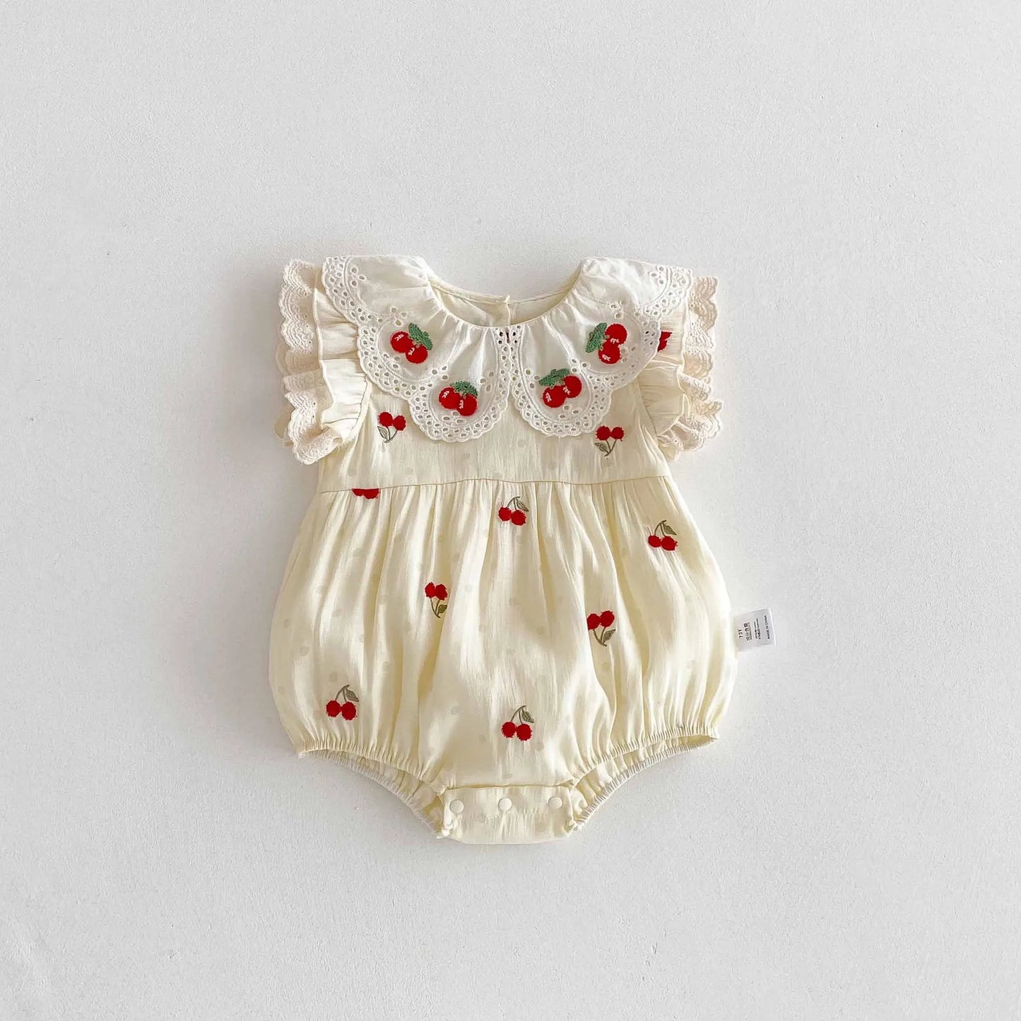 Baby Clothes Lace Collar Bodysuit