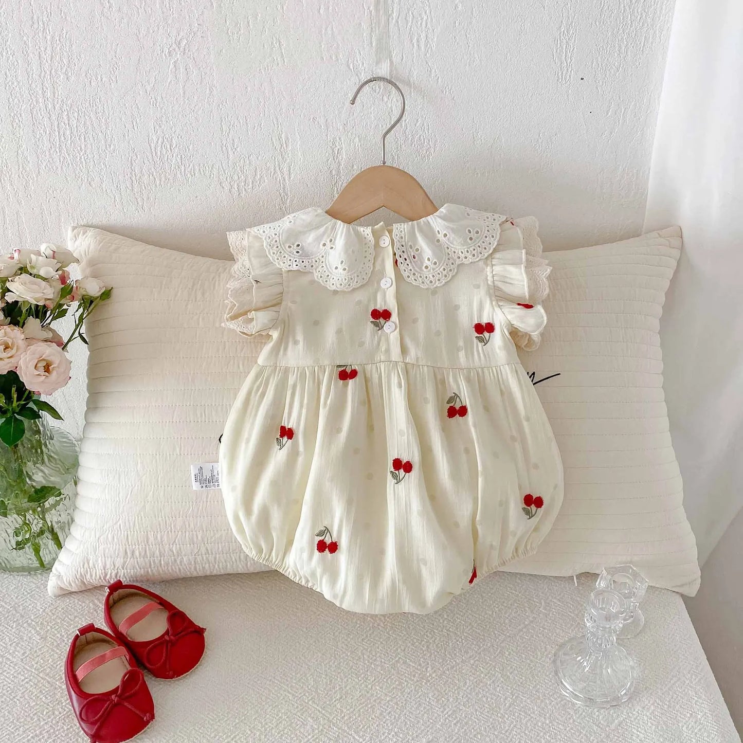 Baby Clothes Lace Collar Bodysuit