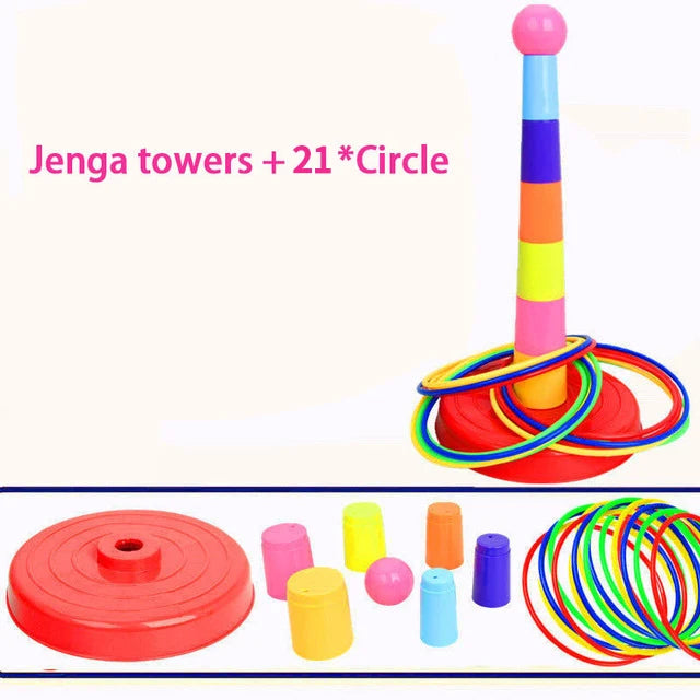 Children Throw Circle Game