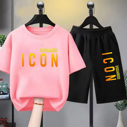 Brand letter printing Kids T-shirt