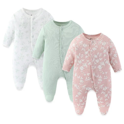 3PCS/Set Autumn Unisex Baby Rompers